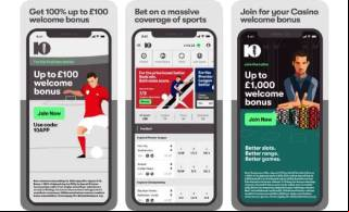 10Bet mobile app