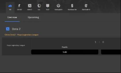 Live betting option at Arcanbet
